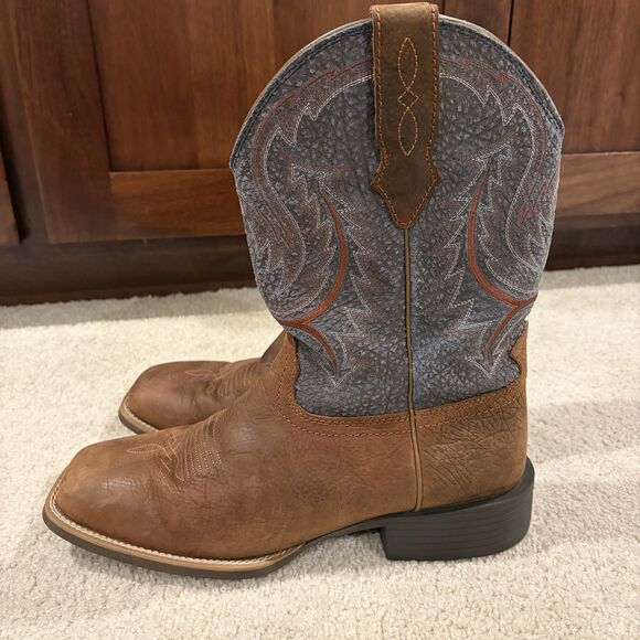 EUC Cody James Force Western Boots Blue Mens Sz 12D BCJSP25P2-3 Anti Slip Cowboy main image 9
